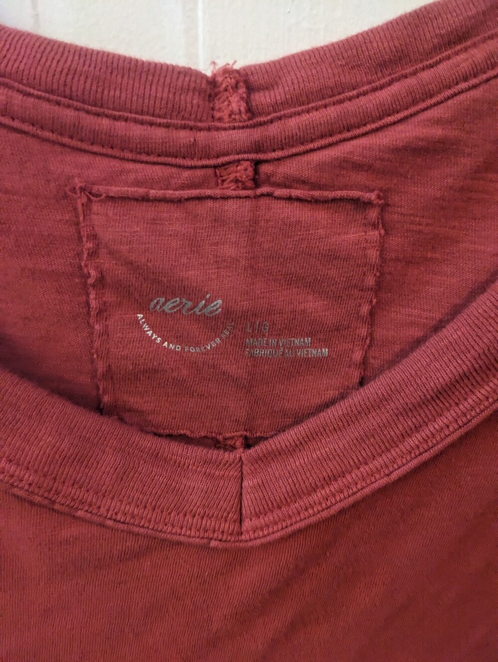 Aerie Relaxed V-Neck Women's - Picture 2 of 2